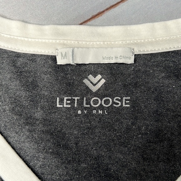 NWT - Let Loose by RNL - Saturday Alabama Raglan Top - Size Medium - Picture 3 of 5